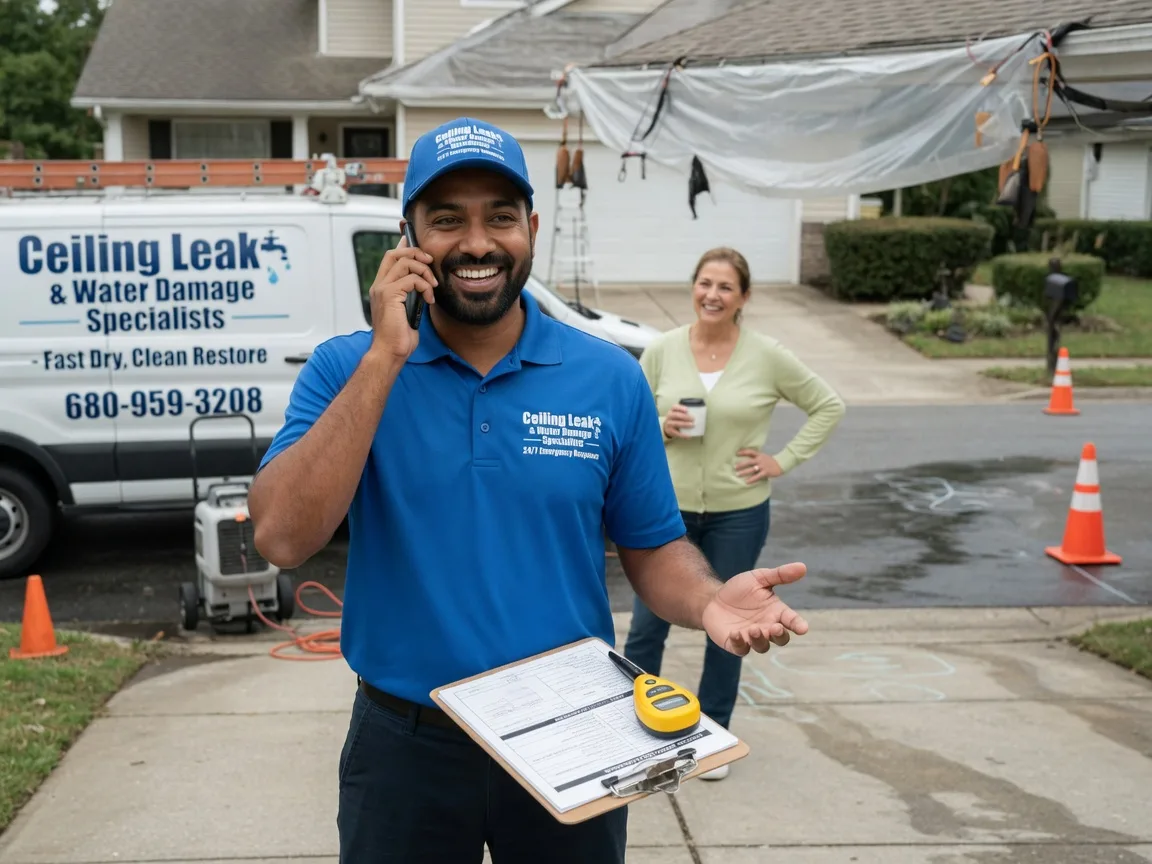 Ceiling Leak Cleanup Hunter, AR FAQs
